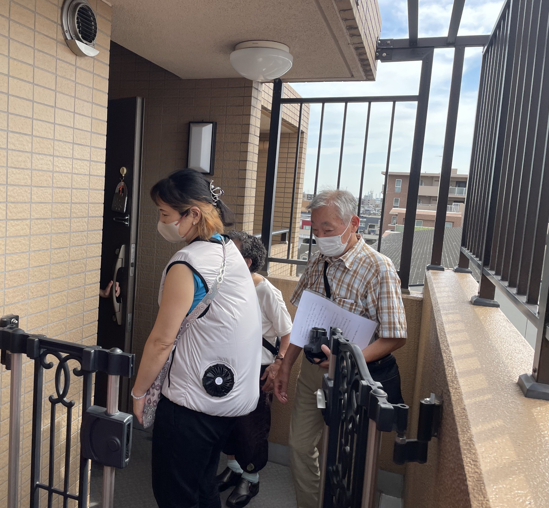 地域訪問行動（南大師支部）