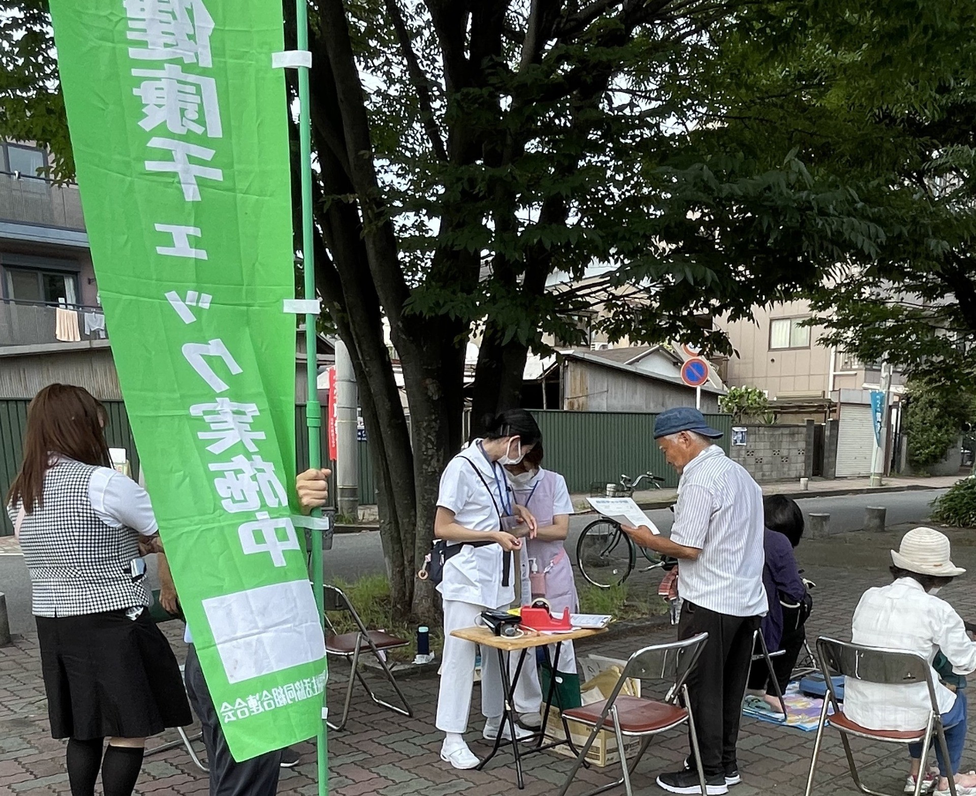 まちかど健康チェックを再開（大師）