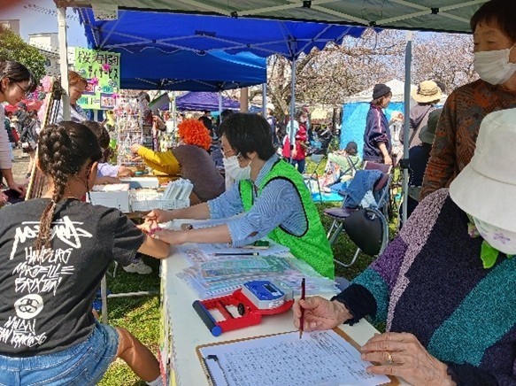 川崎区　おうひん祭りで健康チェック