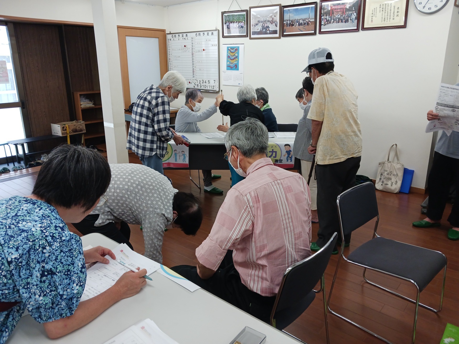 町内会館で健康チェック（協同地区）