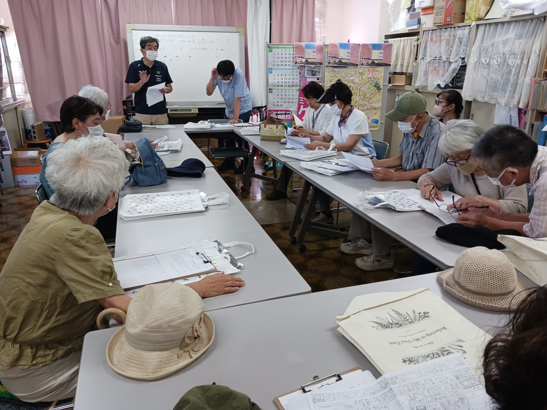 小田支部の配付者訪問行動を行いました