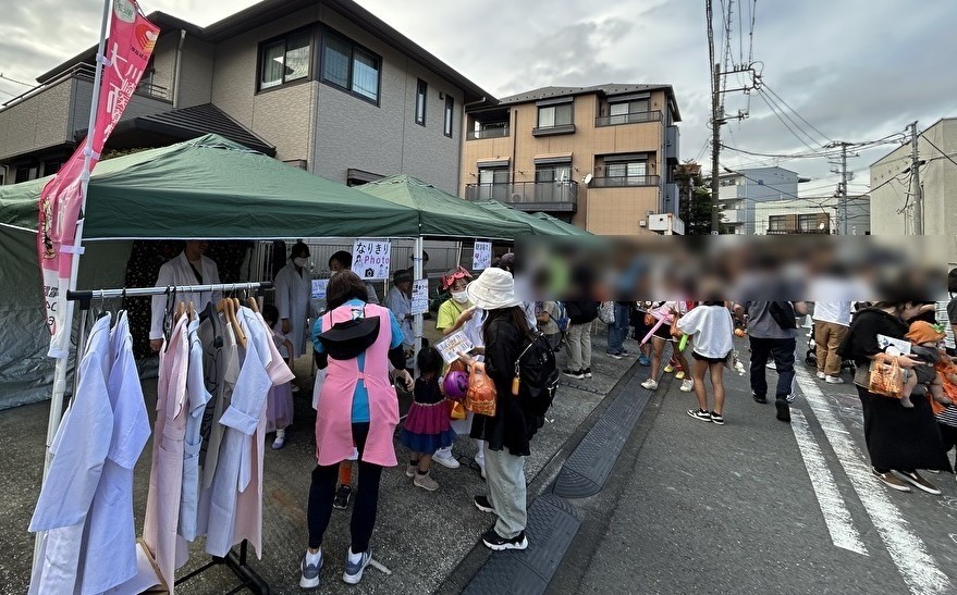 大師本通り商店会ストリートハロウィンに出展（大師地区）