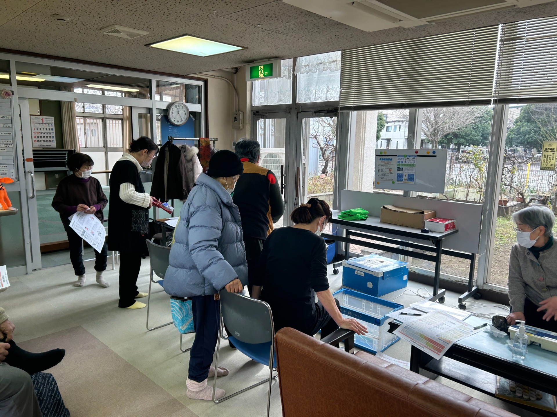 大師いこいの家で２回目の健康チェック